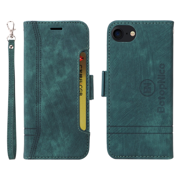 For iPhone SE 2022 / SE 2020 / 7 / 8 BETOPNICE Dual-side Buckle Leather Phone Case