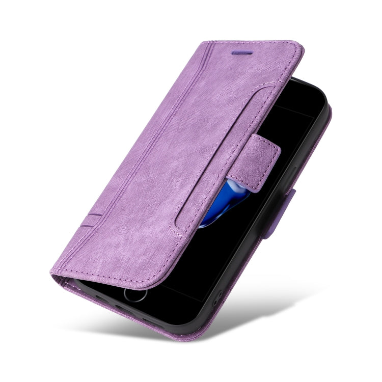 For iPhone SE 2022 / SE 2020 / 7 / 8 BETOPNICE Dual-side Buckle Leather Phone Case