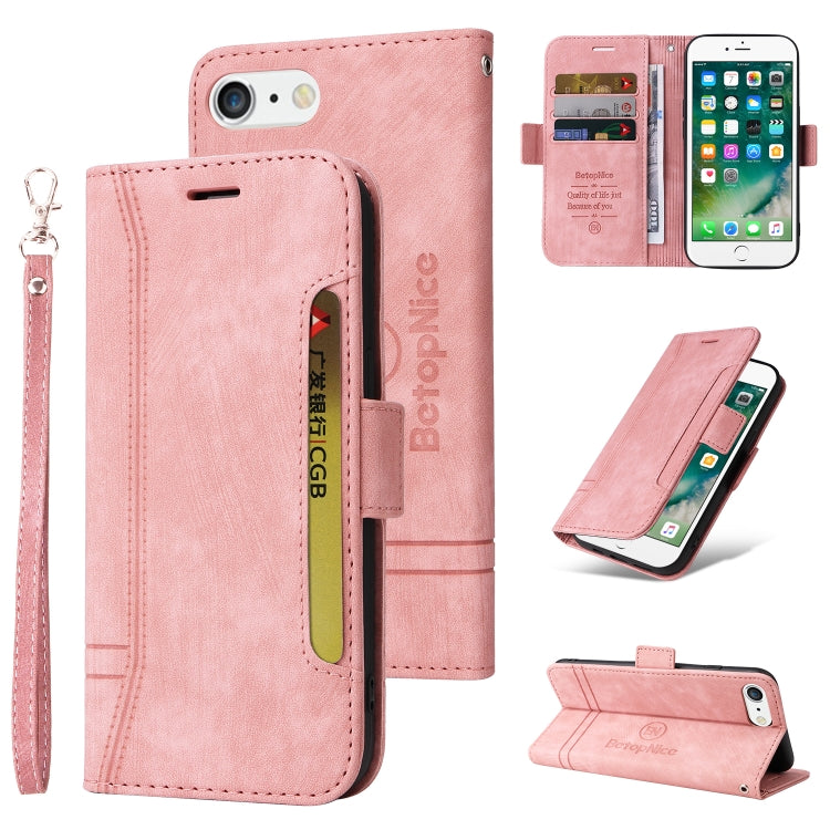 For iPhone 7 Plus / 8 Plus BETOPNICE Dual-side Buckle Leather Phone Case