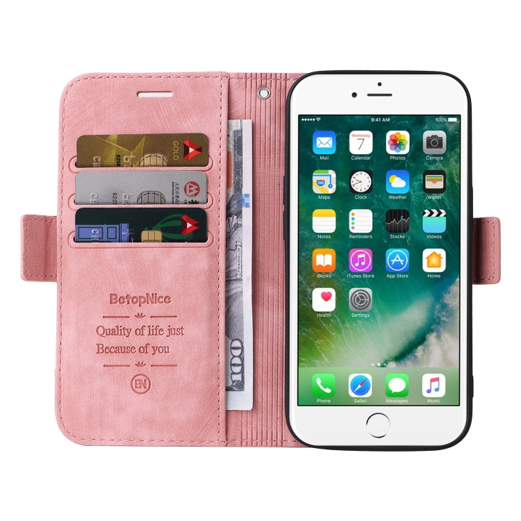 For iPhone 7 Plus / 8 Plus BETOPNICE Dual-side Buckle Leather Phone Case