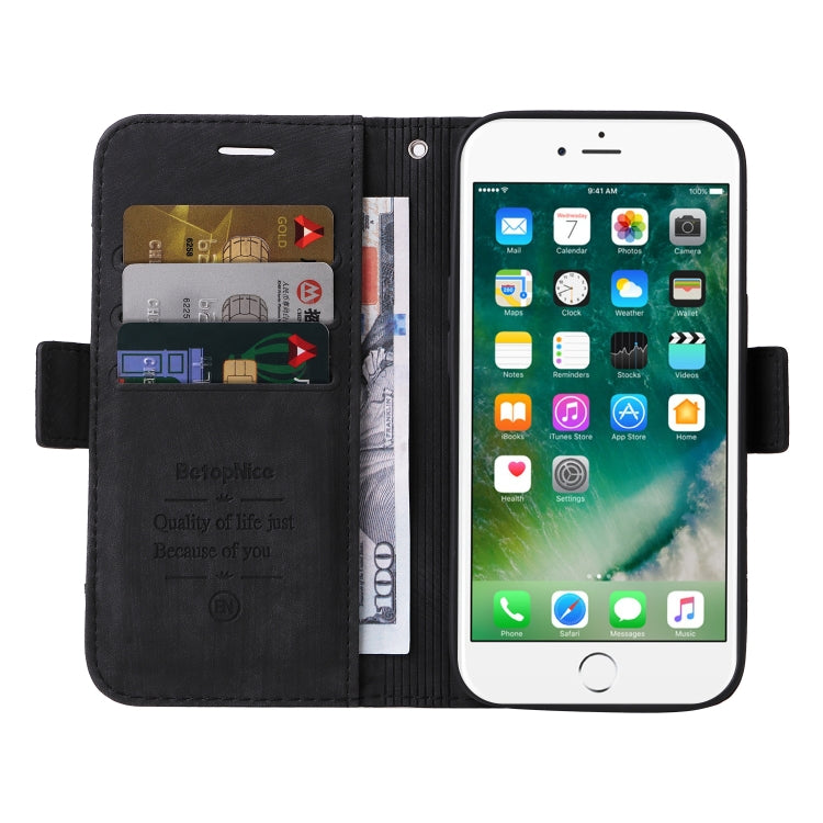 For iPhone 7 Plus / 8 Plus BETOPNICE Dual-side Buckle Leather Phone Case