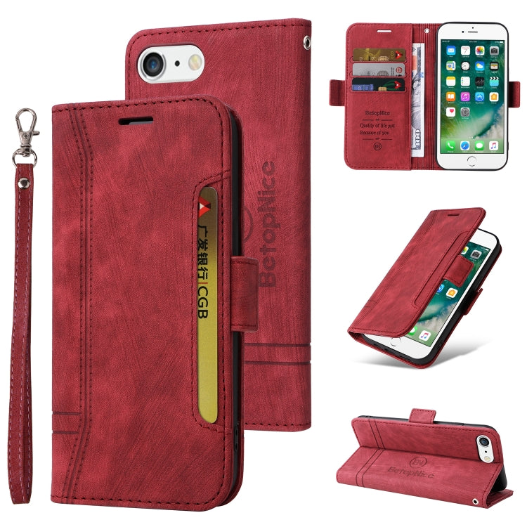 For iPhone 7 Plus / 8 Plus BETOPNICE Dual-side Buckle Leather Phone Case