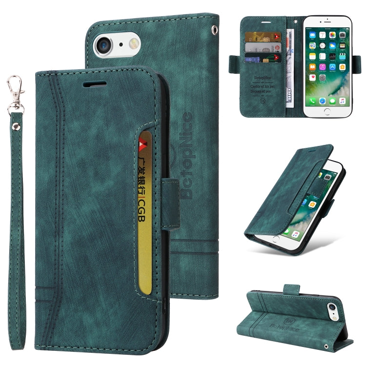 For iPhone 7 Plus / 8 Plus BETOPNICE Dual-side Buckle Leather Phone Case
