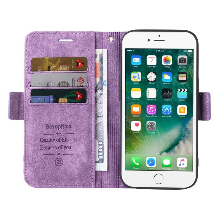 For iPhone 7 Plus / 8 Plus BETOPNICE Dual-side Buckle Leather Phone Case