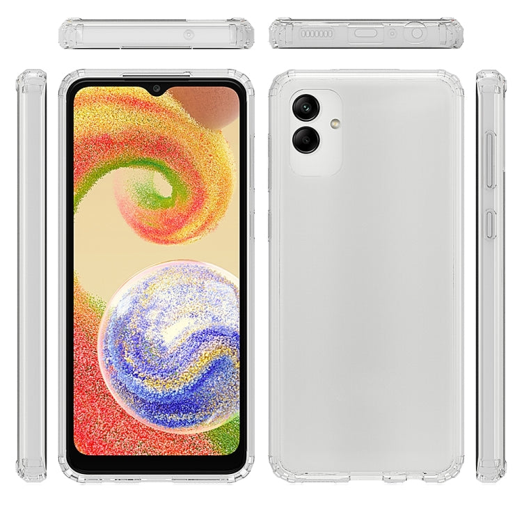 For Samsung Galaxy A04 4G Scratchproof Acrylic TPU Phone Case (Transparent)