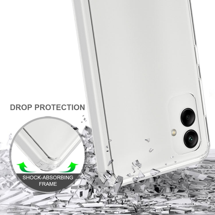 For Samsung Galaxy A04 4G Scratchproof Acrylic TPU Phone Case (Transparent)