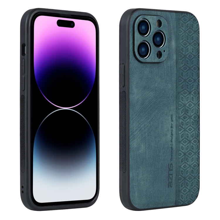 For iPhone 14 Pro AZNS 3D Embossed Skin Feel Phone Case