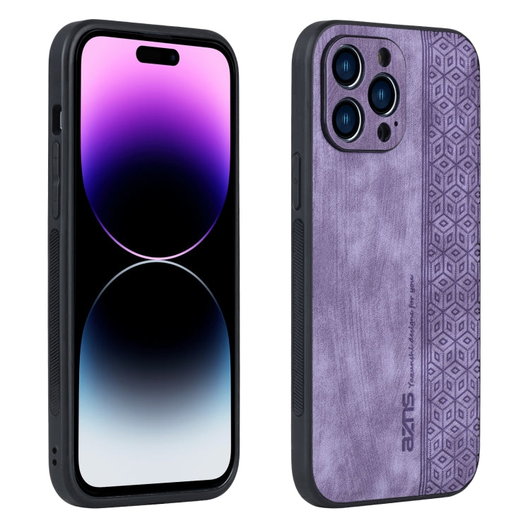 For iPhone 14 Pro AZNS 3D Embossed Skin Feel Phone Case