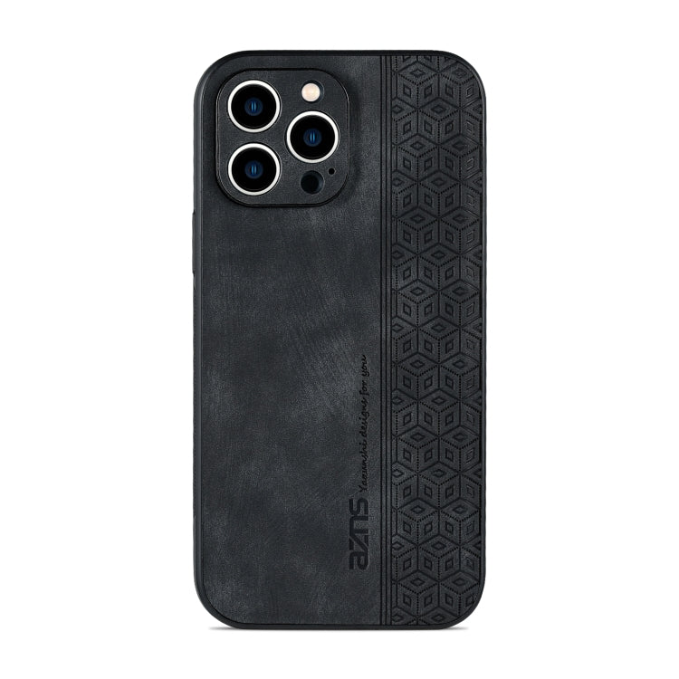 For iPhone 13 Pro AZNS 3D Embossed Skin Feel Phone Case