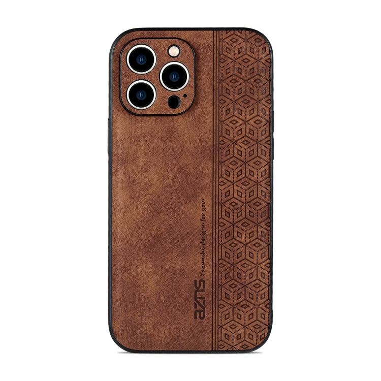 For iPhone 13 Pro AZNS 3D Embossed Skin Feel Phone Case