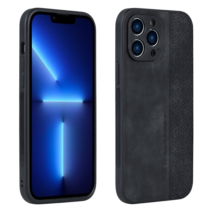 For iPhone 12 Pro Max AZNS 3D Embossed Skin Feel Phone Case