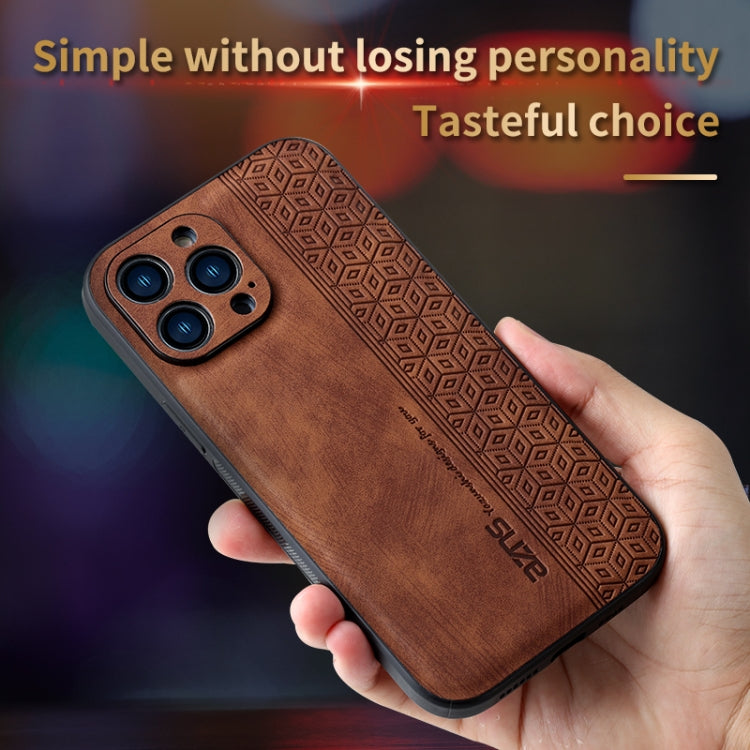 For iPhone 12 Pro Max AZNS 3D Embossed Skin Feel Phone Case