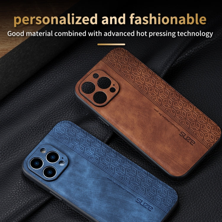 For iPhone 12 Pro AZNS 3D Embossed Skin Feel Phone Case