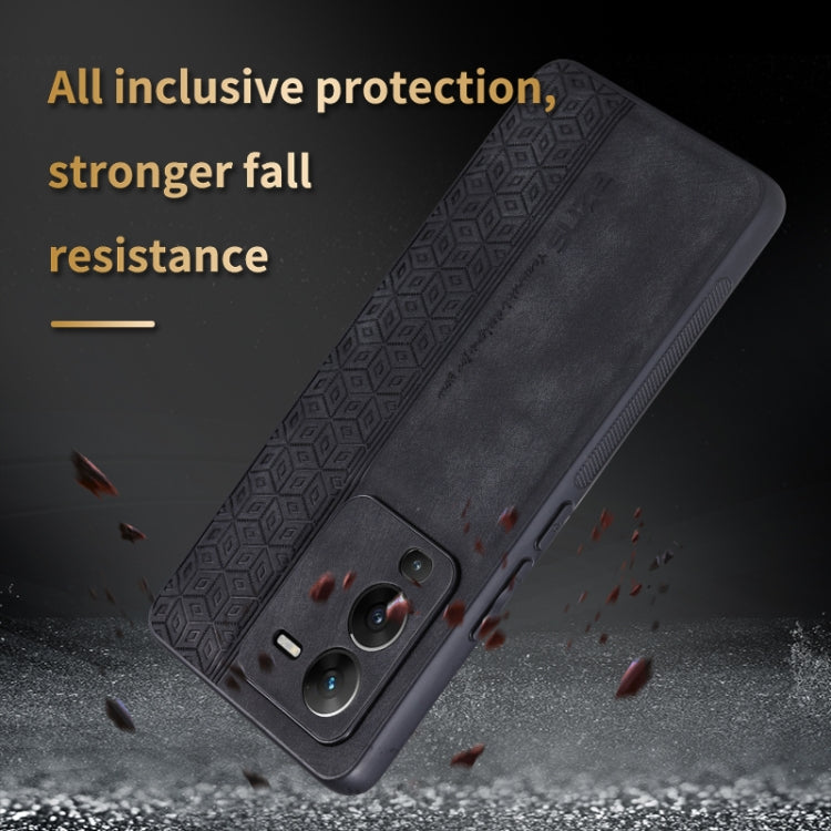 For vivo S15 Pro AZNS 3D Embossed Skin Feel Phone Case