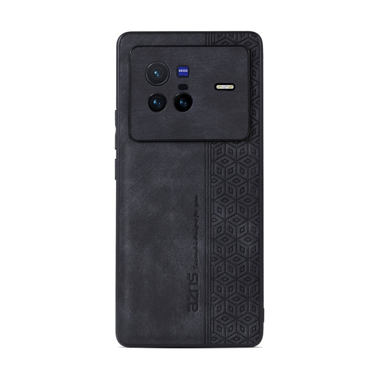 For vivo X80 AZNS 3D Embossed Skin Feel Phone Case