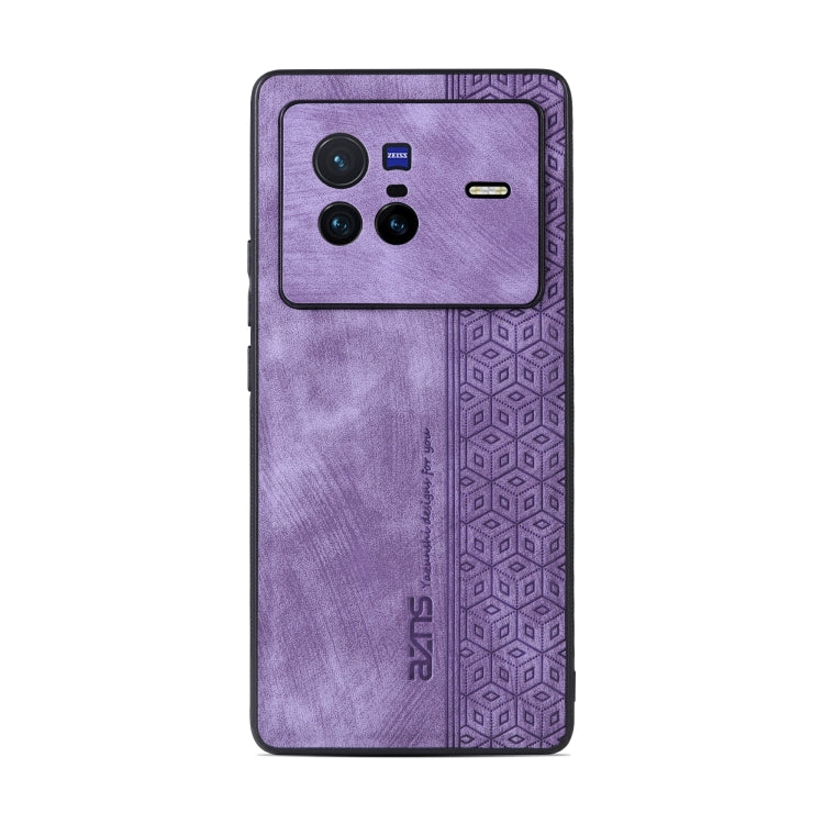 For vivo X80 AZNS 3D Embossed Skin Feel Phone Case
