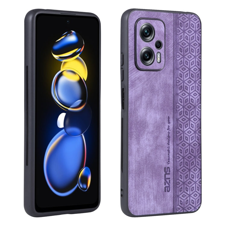 For Xiaomi Redmi Note 11T Pro 5G AZNS 3D Embossed Skin Feel Phone Case