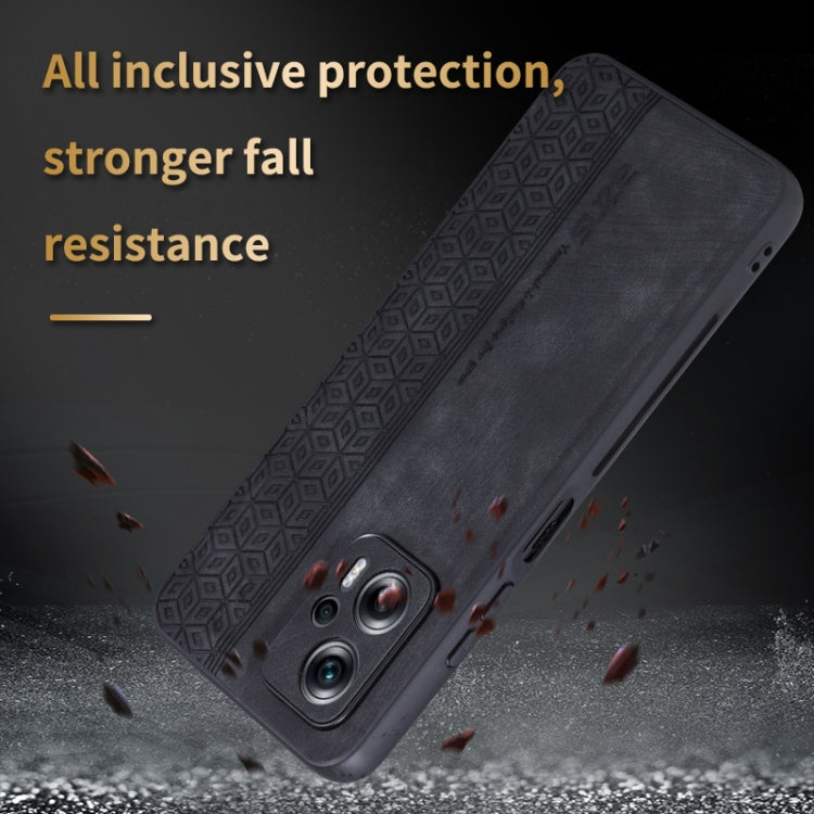 For Xiaomi Redmi Note 11T Pro 5G AZNS 3D Embossed Skin Feel Phone Case