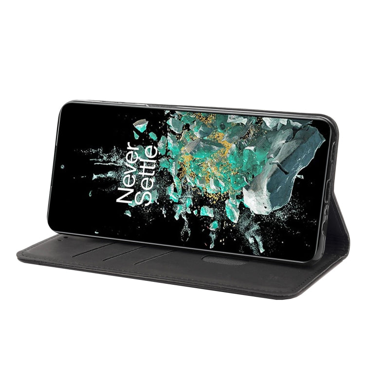 For OnePlus 10T Skin Feel Splicing Leather Phone Case
