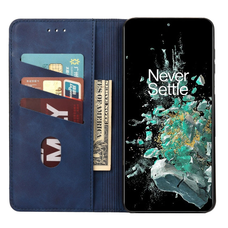 For OnePlus 10T Skin Feel Splicing Leather Phone Case
