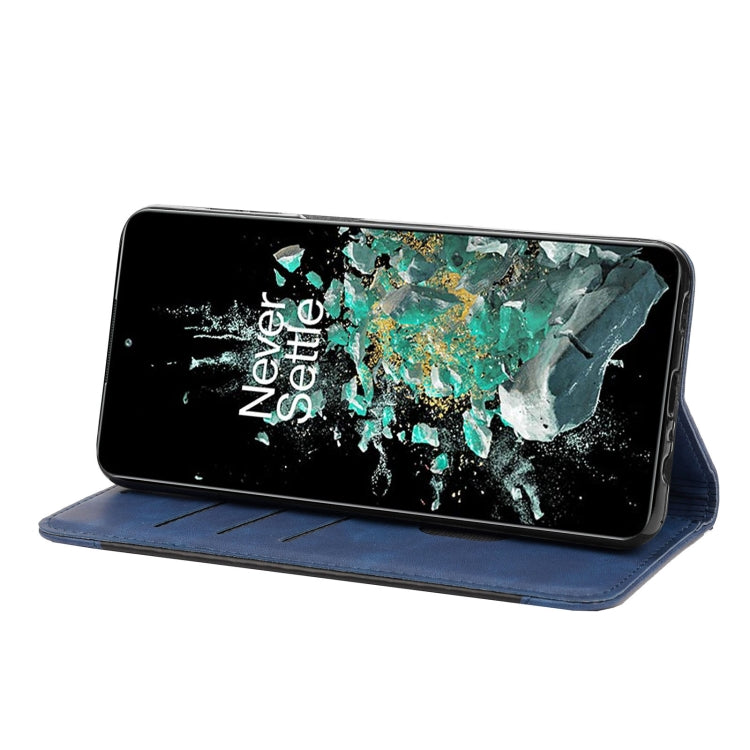 For OnePlus 10T Skin Feel Splicing Leather Phone Case