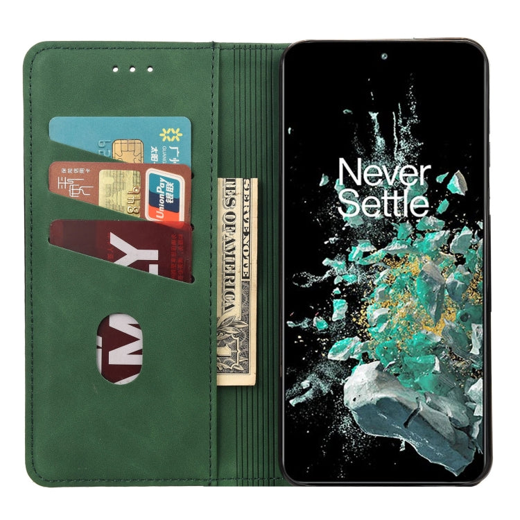For OnePlus 10T Skin Feel Splicing Leather Phone Case
