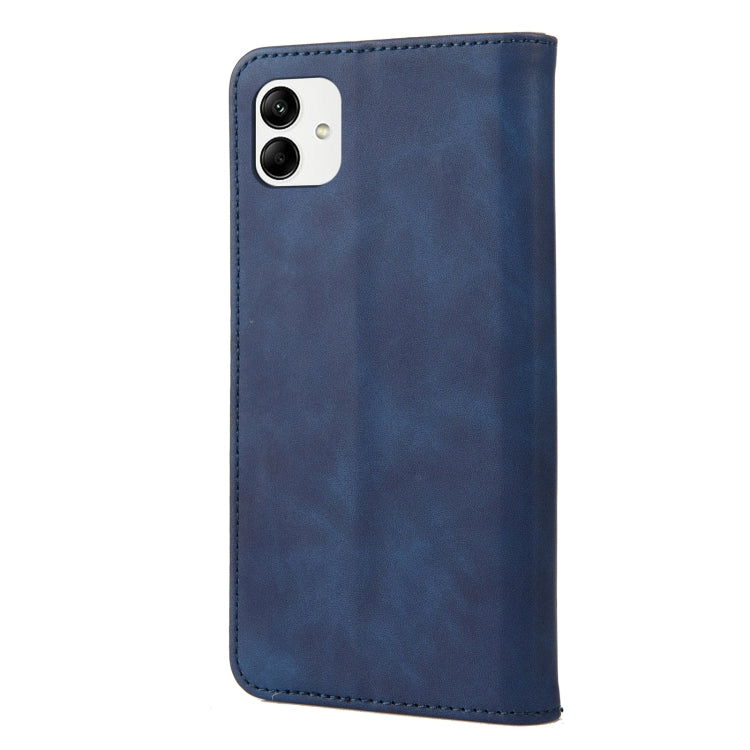 For Samsung Galaxy A04 Skin Feel Splicing Leather Phone Case