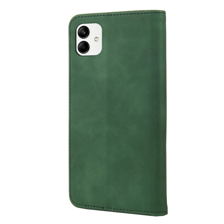 For Samsung Galaxy A04 Skin Feel Splicing Leather Phone Case
