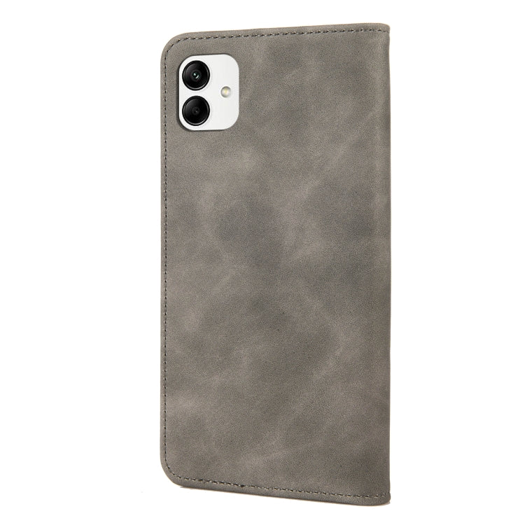 For Samsung Galaxy A04 Skin Feel Splicing Leather Phone Case