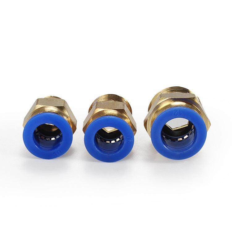 PC4-02 LAIZE 10pcs PC Male Thread Straight Pneumatic Quick Fitting Connector