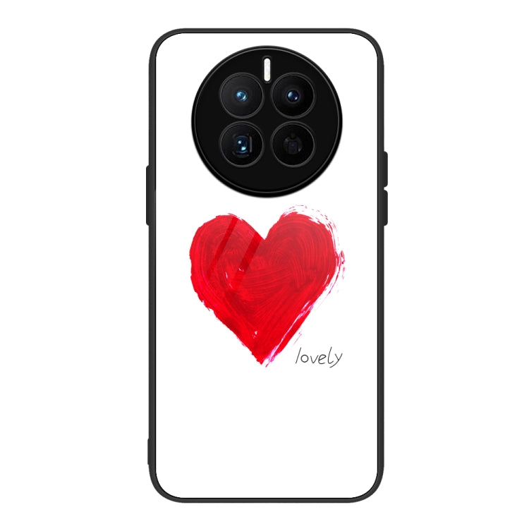 For Huawei Mate 50 Colorful Painted Glass Phone Case