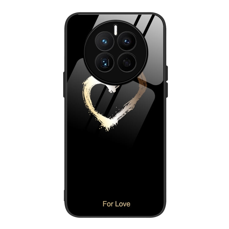For Huawei Mate 50 Colorful Painted Glass Phone Case