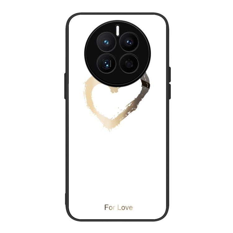 For Huawei Mate 50 Colorful Painted Glass Phone Case
