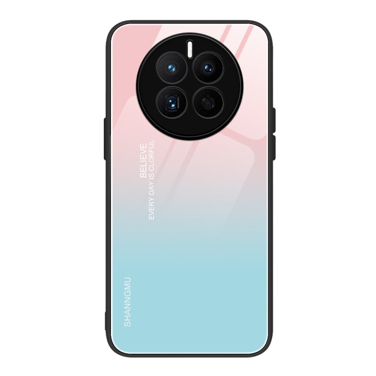 For Huawei Mate 50 Colorful Painted Glass Phone Case