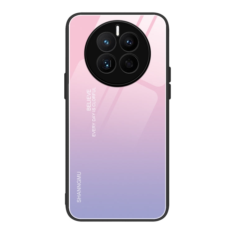 For Huawei Mate 50 Colorful Painted Glass Phone Case