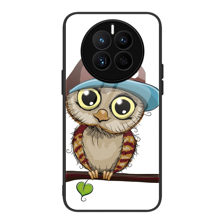 For Huawei Mate 50 Colorful Painted Glass Phone Case