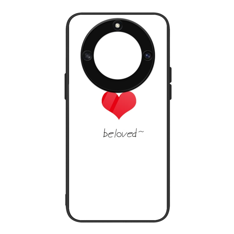 For Honor X40 Colorful Painted Glass Phone Case