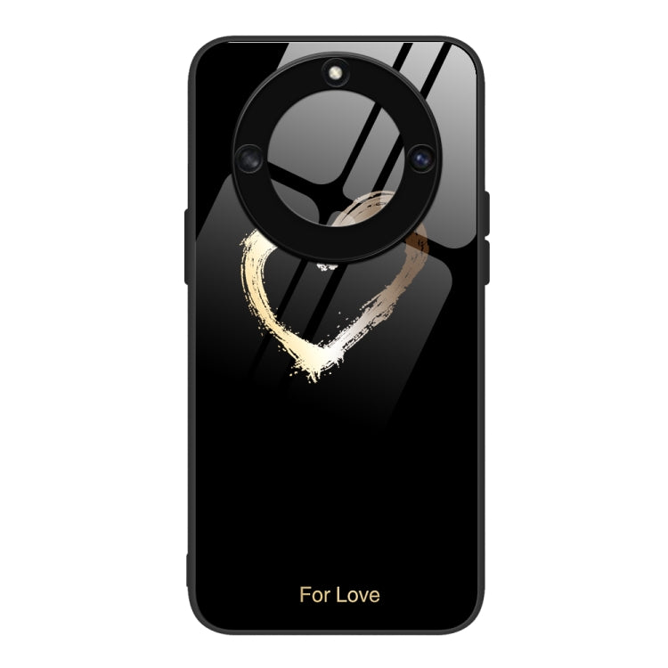 For Honor X40 Colorful Painted Glass Phone Case