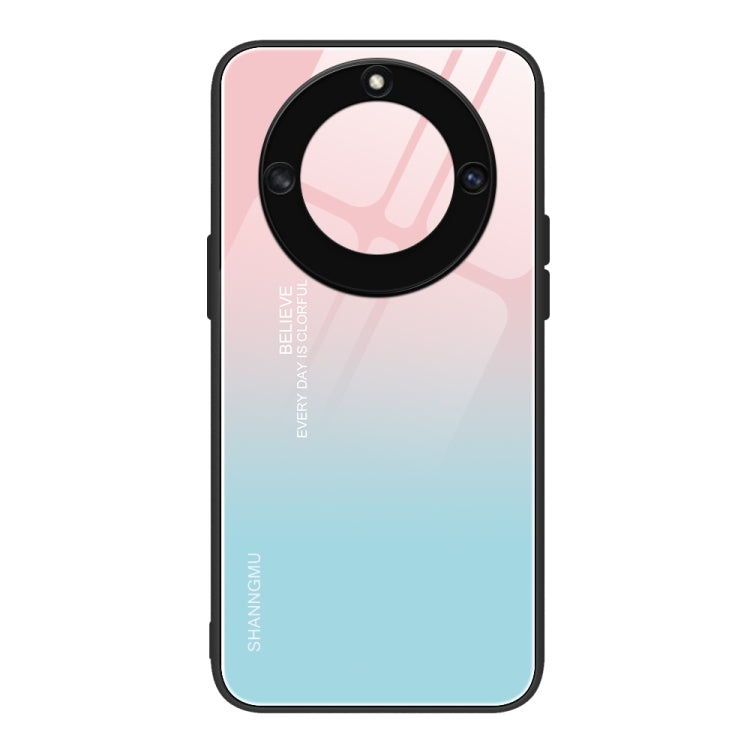 For Honor X40 Colorful Painted Glass Phone Case