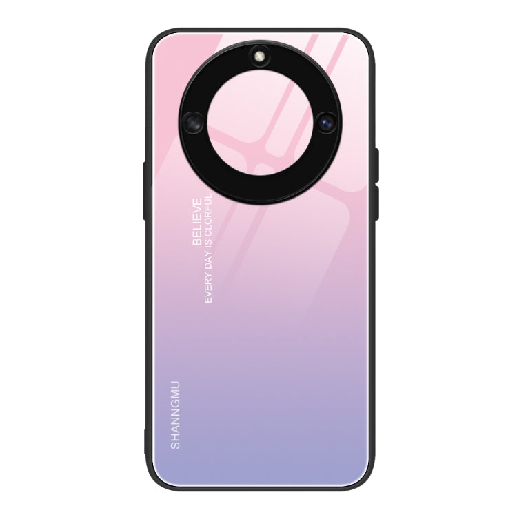 For Honor X40 Colorful Painted Glass Phone Case