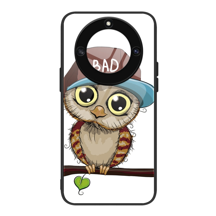 For Honor X40 Colorful Painted Glass Phone Case