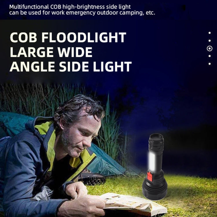 USB Rechargeable 9 LED Portable Flashlight