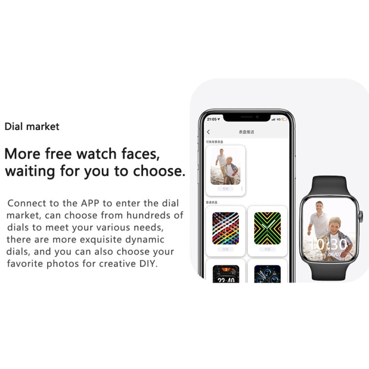 HAMTOD GT17 Max 1.85 inch Smart Watch, Support Voice Calling / Heart Rate / Blood Oxygen / NFC