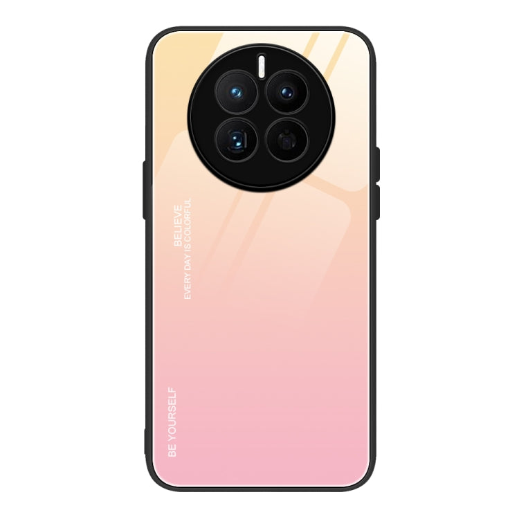 For Huawei Mate 50 Gradient Color Glass Phone Case
