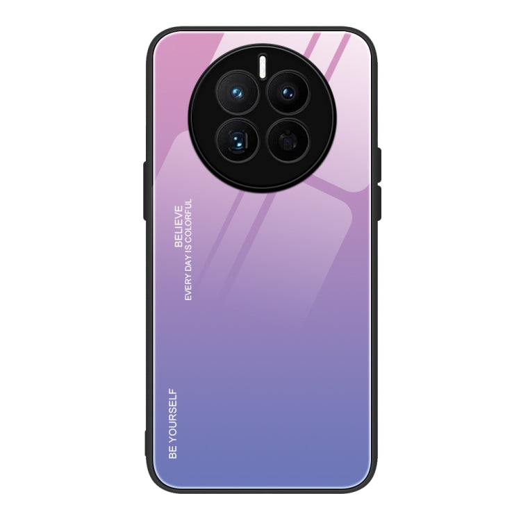 For Huawei Mate 50 Gradient Color Glass Phone Case