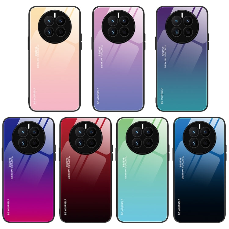 For Huawei Mate 50 Gradient Color Glass Phone Case