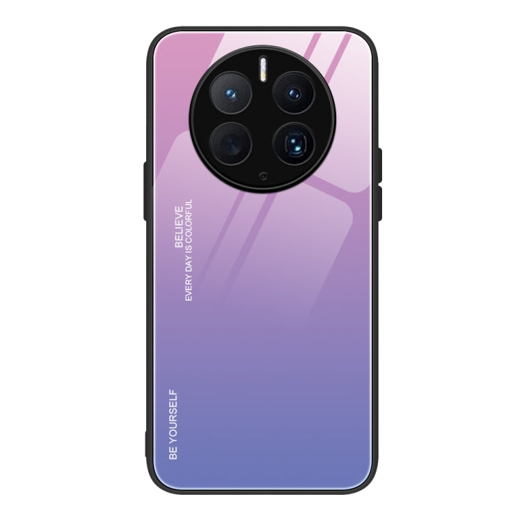 For Huawei Mate 50 Pro Gradient Color Glass Phone Case