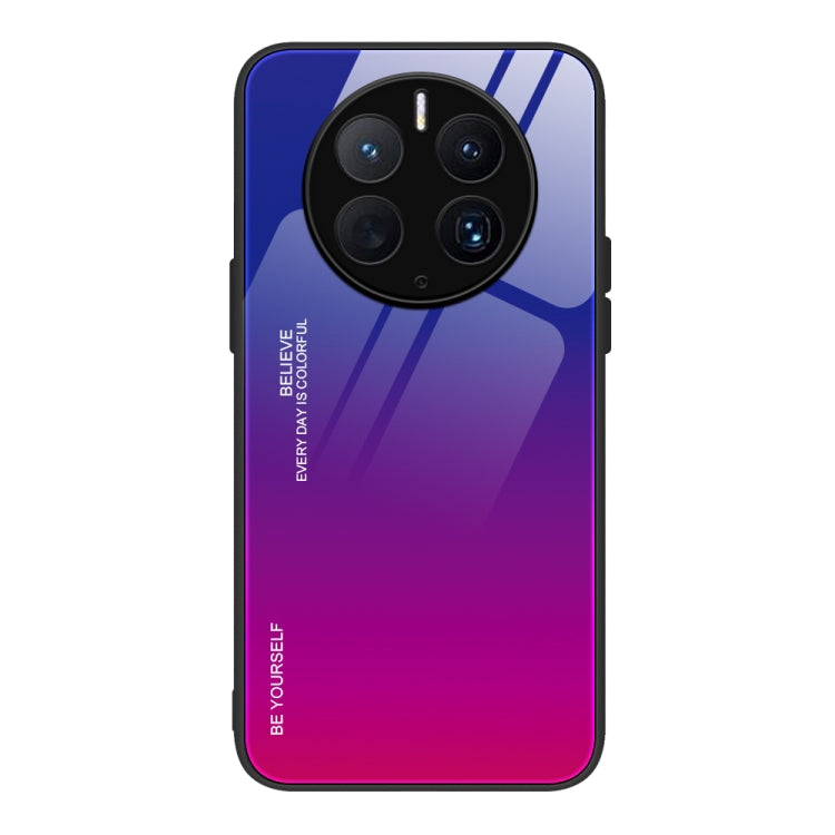 For Huawei Mate 50 Pro Gradient Color Glass Phone Case