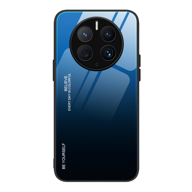 For Huawei Mate 50 Pro Gradient Color Glass Phone Case