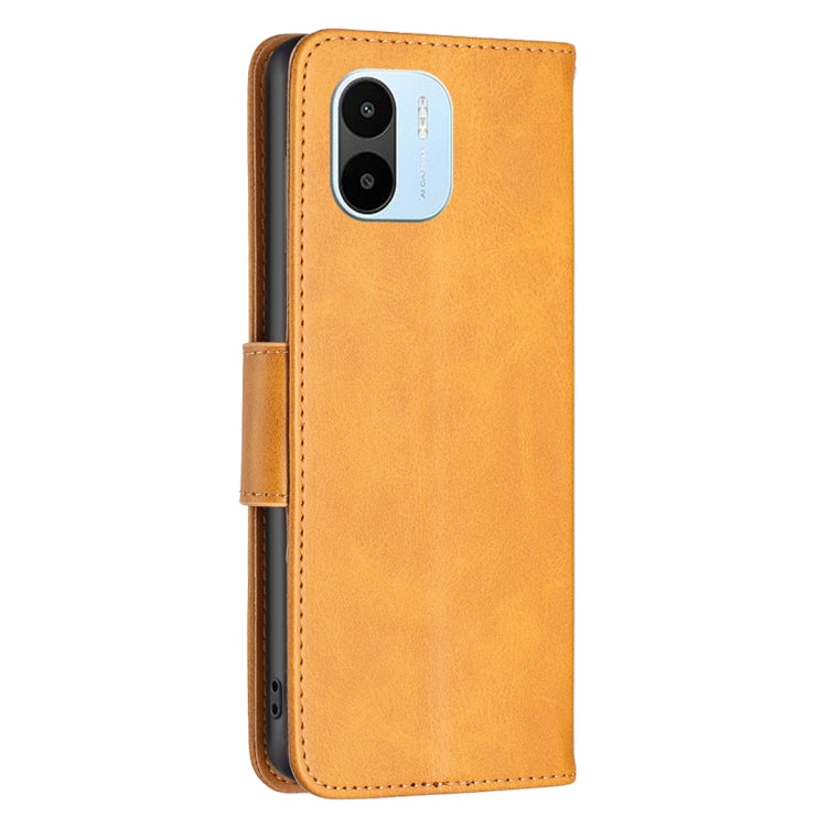 For Xiaomi Redmi A1 / A1+ Lambskin Texture Pure Color Flip Leather Phone Case